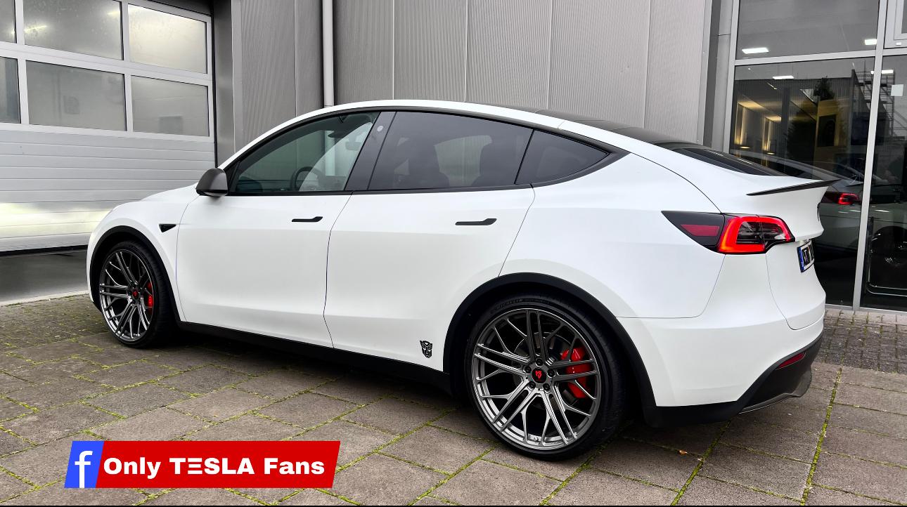 Tesla Model Y 003 - Räder SF1 Forged Silber